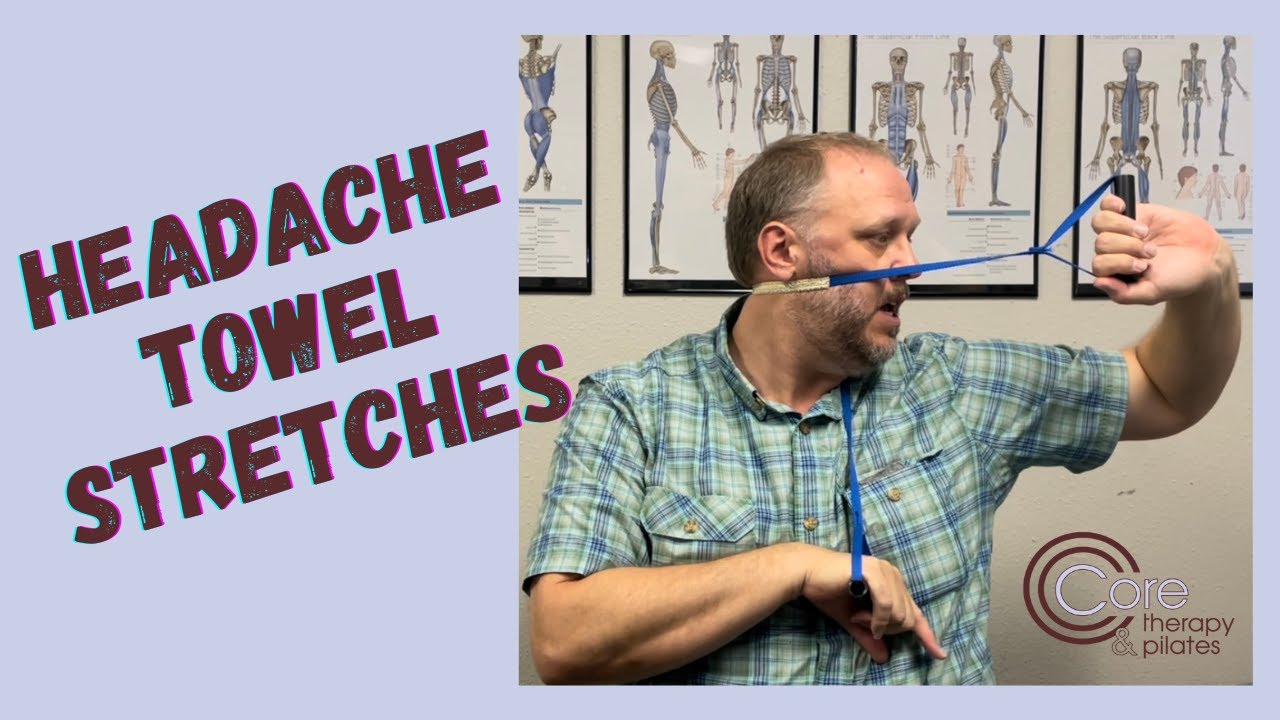 Headache | Occipital Neuralgia Stretches with a Towel