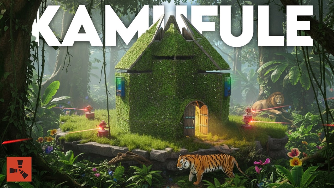 TEK BAŞIMA AMAZON ORMANLRINDA DOUBLE BUNKER KAMUFULE BASE YAPARAK ZENGİN OLMAK.!! - Rust Türkçe