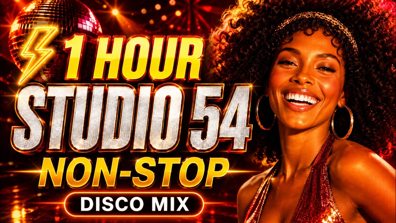 ⚡ 1 HOUR  DISCO STUDIO 54 NON-STOP | INSTRUMENTAL NO ADS | EXCLUSIVE 70S VINTAGE MIX