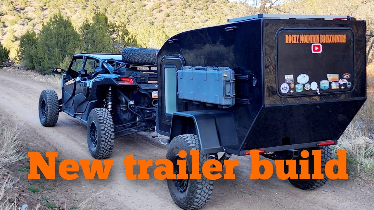 Light weight Adventure Trailer, UTV overland trailer, Off road camper