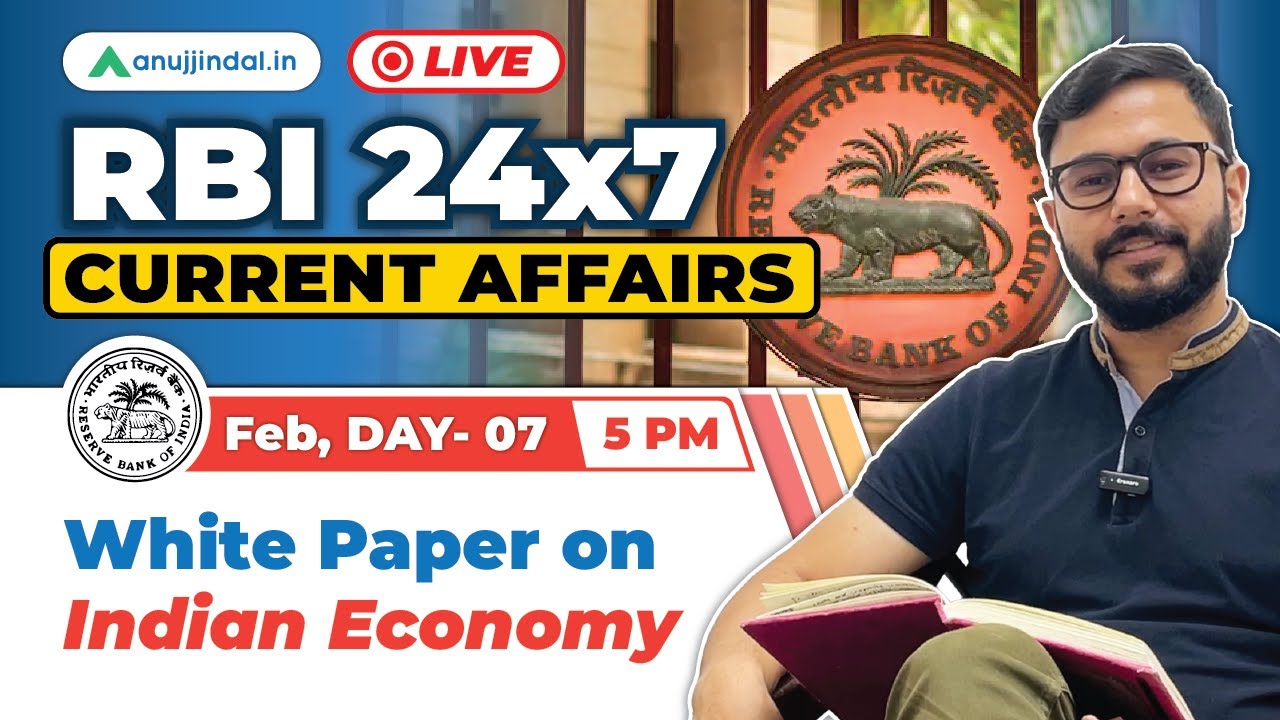 RBI Current Affairs | Finance Current Affairs | RBI 247 Anuj Jindal | RBI Grade B Preparation 2024