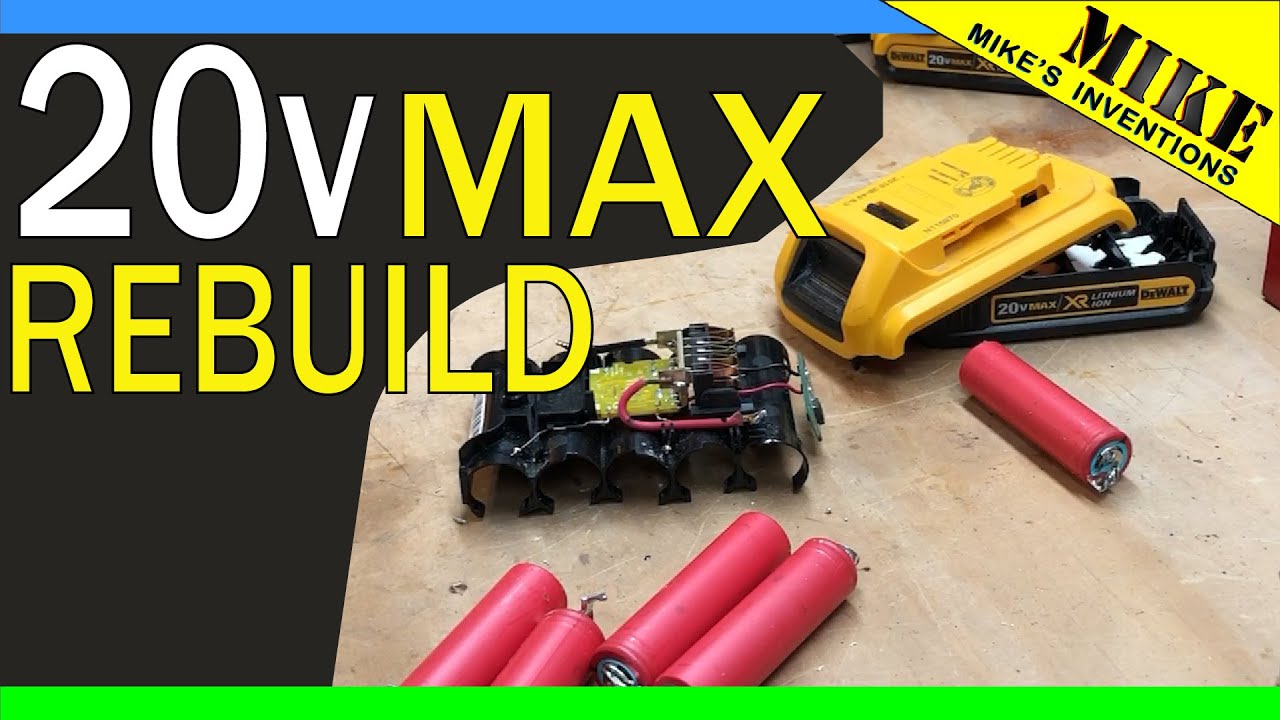 Восстановление литиевой батареи DeWalt 20 В Max Lithium — Mikes Inventions