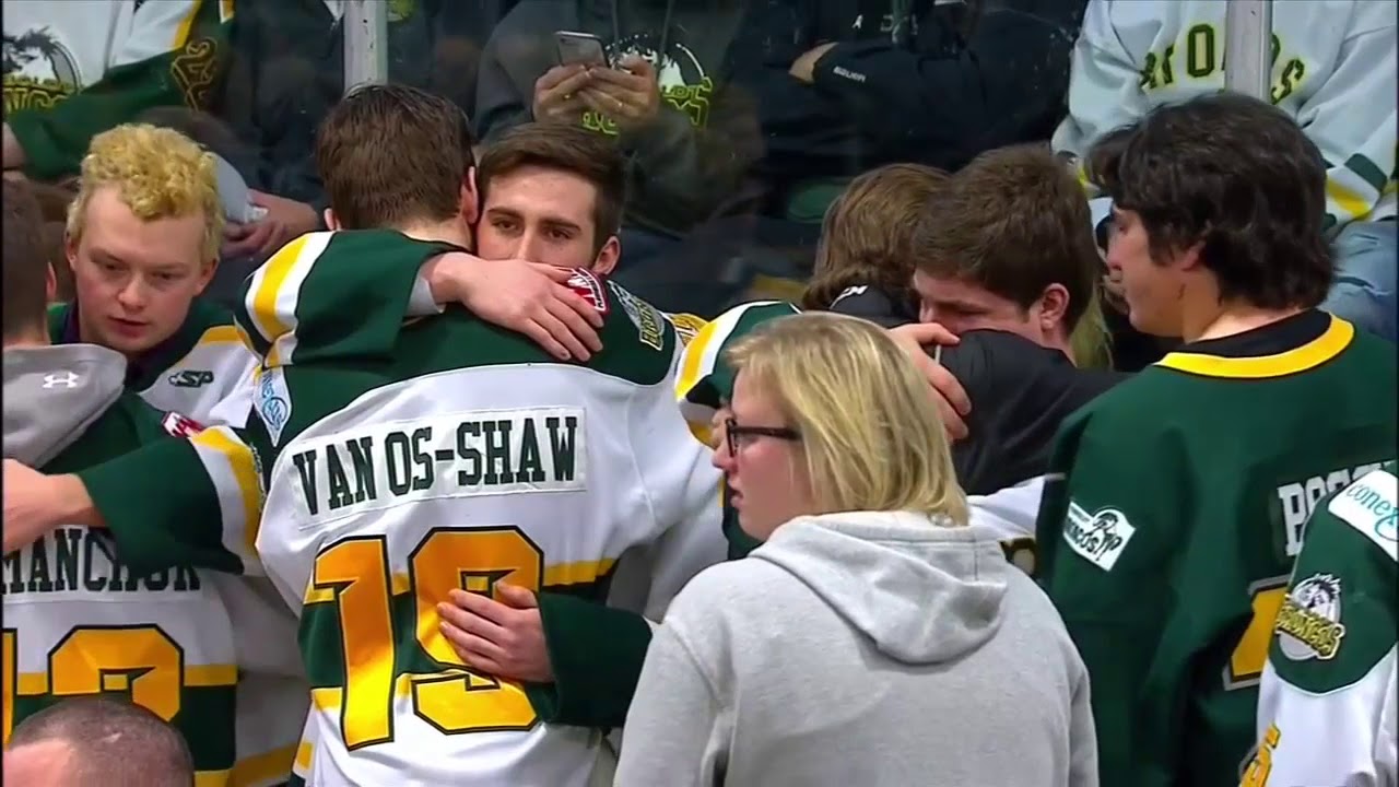 Town mourns hockey players killed in bus crash