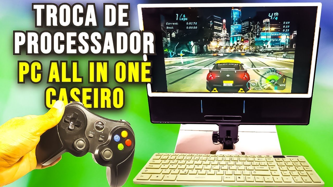 PC ALL IN ONE CASEIRO COM PROCESSADOR CORE 2 DUO 1.6 GHZ, SERÁ QUE FICA MELHOR  QUE O DUAL CORE 2.6
