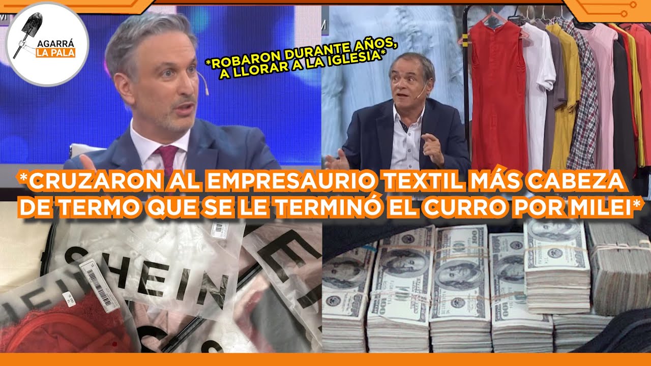 CRUZARON A EMPRESAURIO TEXTIL QUE LLORABA CONTRA MILEI PORQUE SE LE TERMINÓ EL CURRO DE LA ROPA CARA