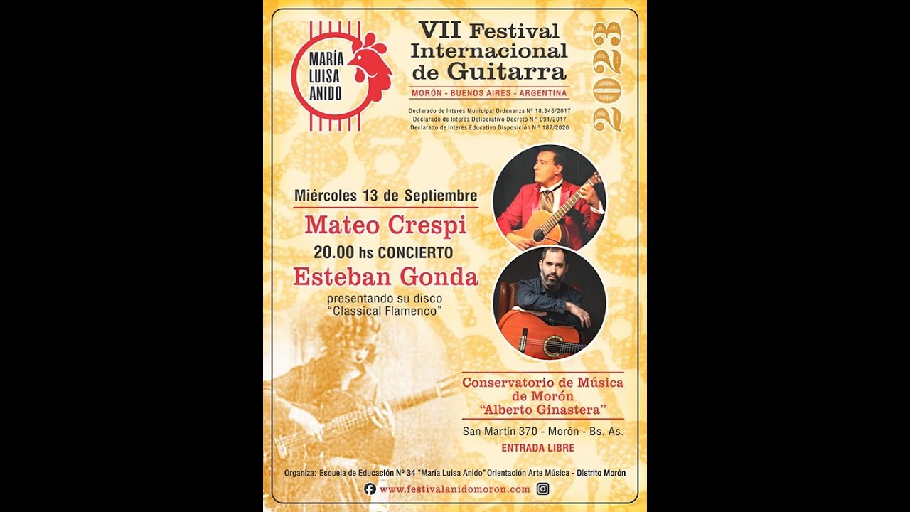 VII Festival Anido Mor&oacute;n - Mateo Crespi - El c&oacute;ndor pasa / El humahuaque&ntilde;o
