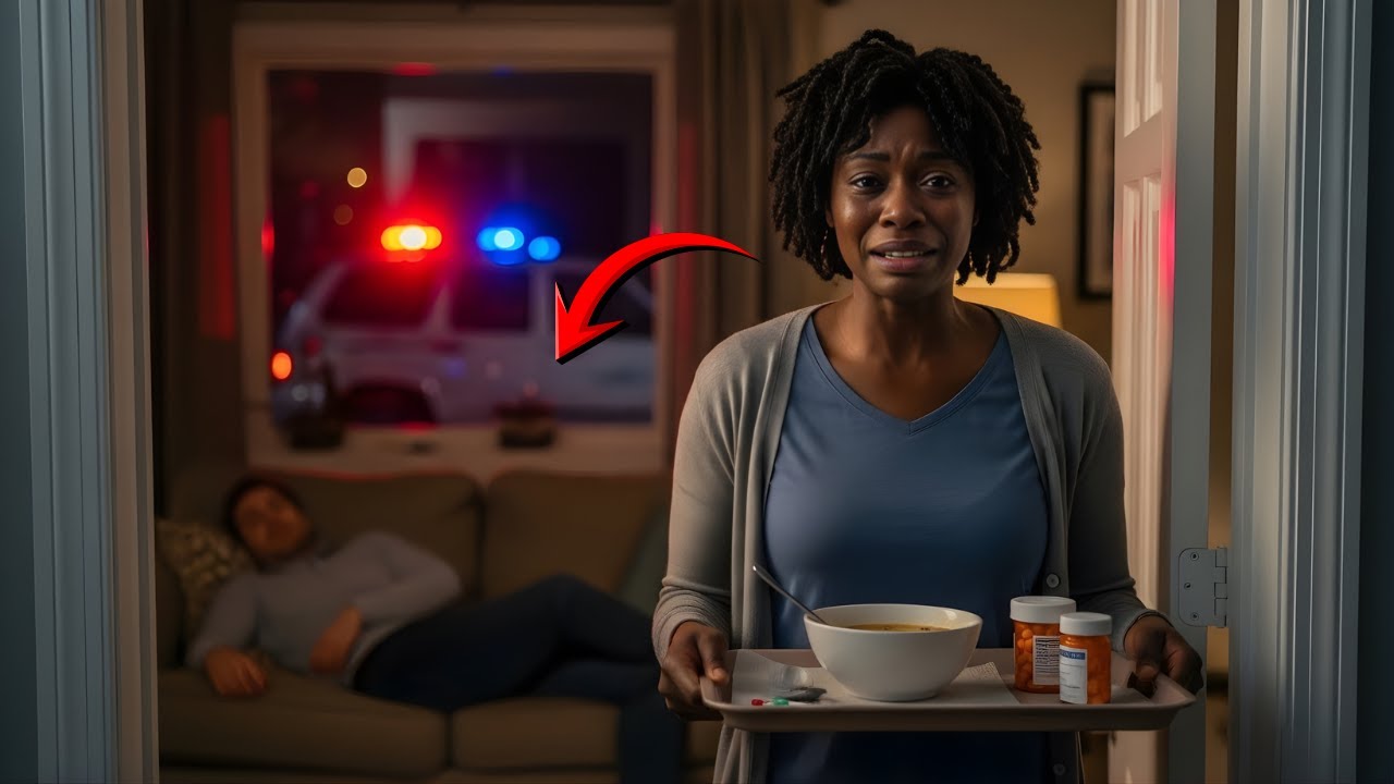 SHE TOOK CARE OF A SICK NEIGHBOR— UNTIL THE AMBULANCE CAME WITH THE TRUTH