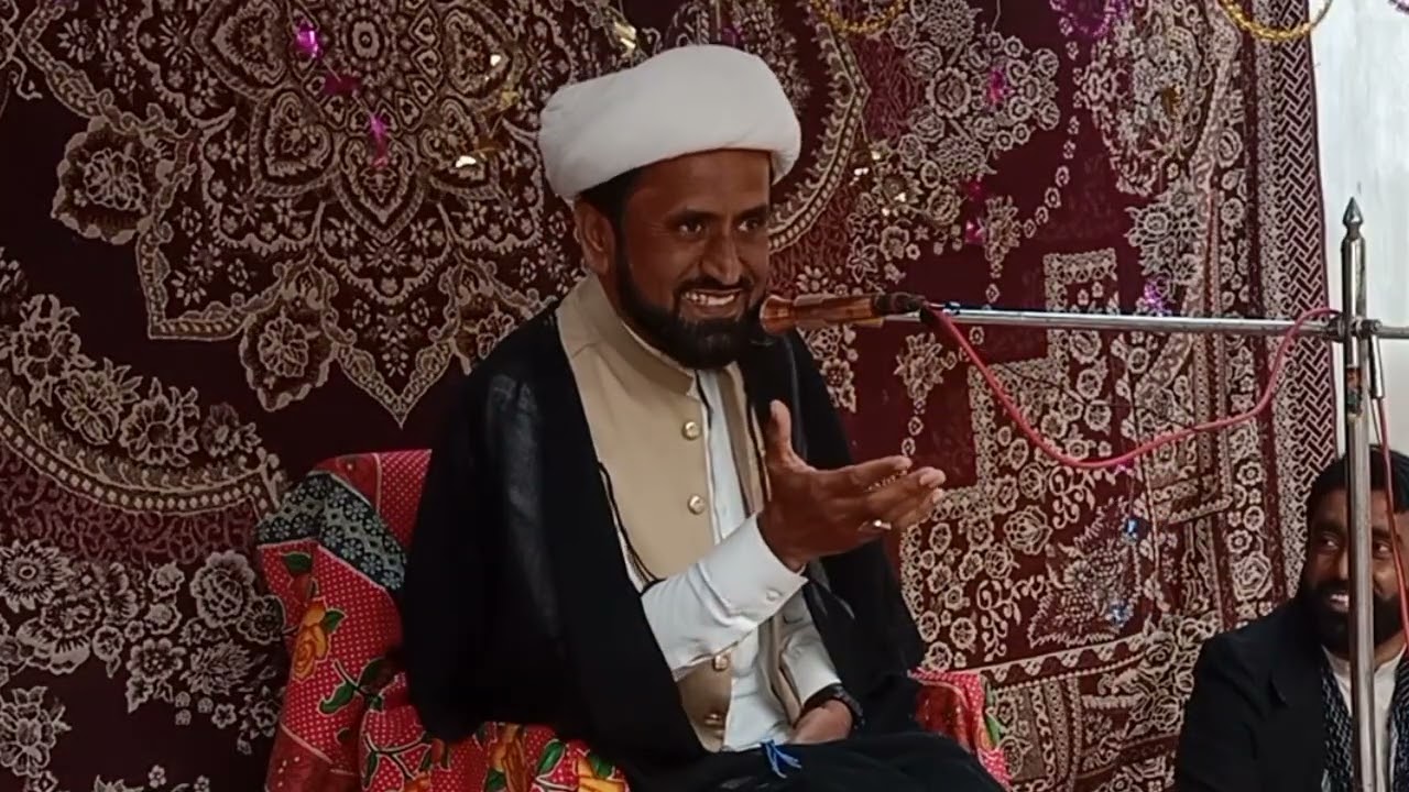Molana Qurban Ali Meesam Jashan 3 Shaban at Imam Barghah Sajjadia Hamza Bhatti Nasirabad 
