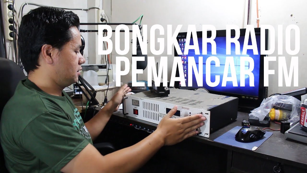 Bongkar Pemancar Radio FM + Cleaning dan test