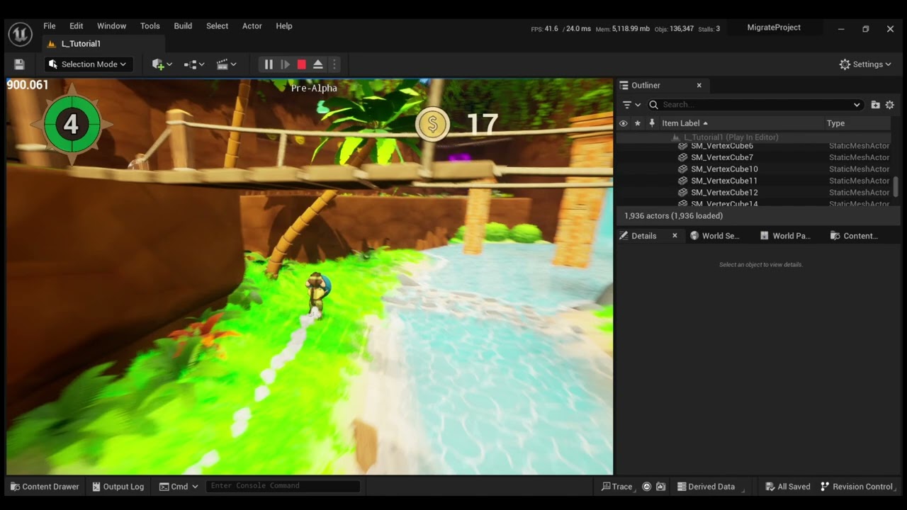 Jungle Jim Devlog 11/06/2024 - Riverside Ruins Environmental Art Progress