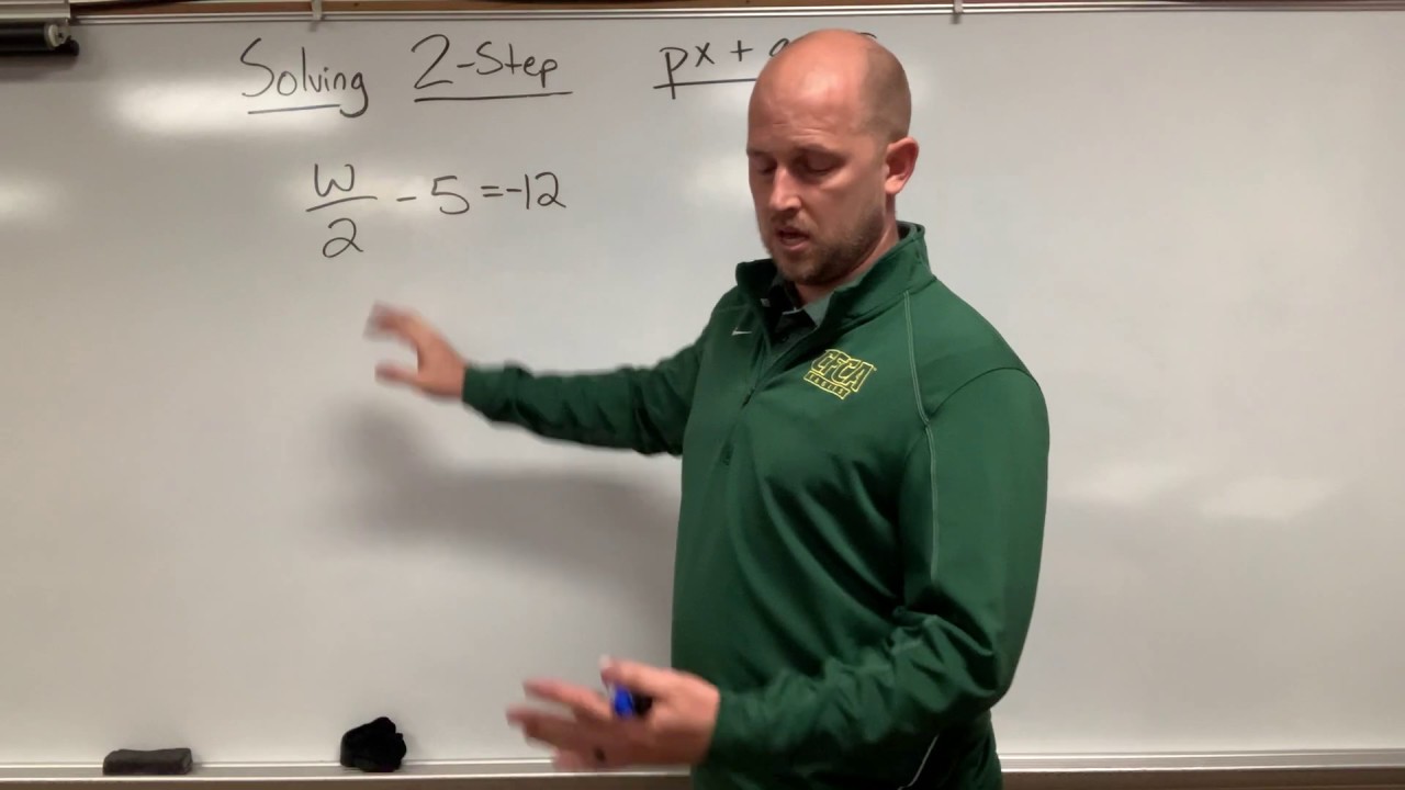 Solving Two-Step Equations px + q = r