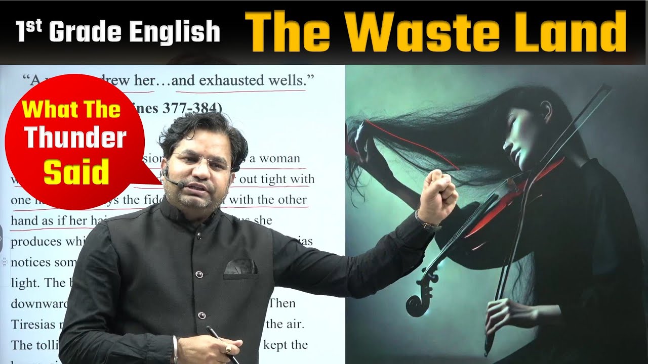 RPSC 1st Grade, The Waste Land: What The Thunder Said, RPSC 1st Grade English Literature, Ashok Sir