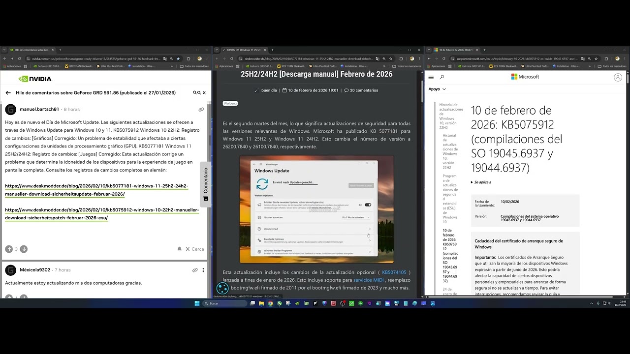 ÚLTIMO MOMENTO: Windows 10 y 11 corrigen problemas críticos de GPU