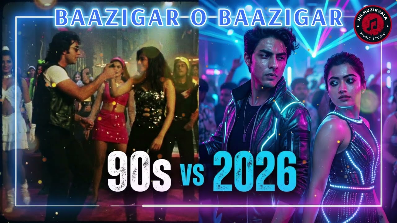 Baazigar O Baazigar (2026 Remake) ⚡️ | Aryan Khan x Rashmika Mandanna | Mr.MuzikVala EDM Remix