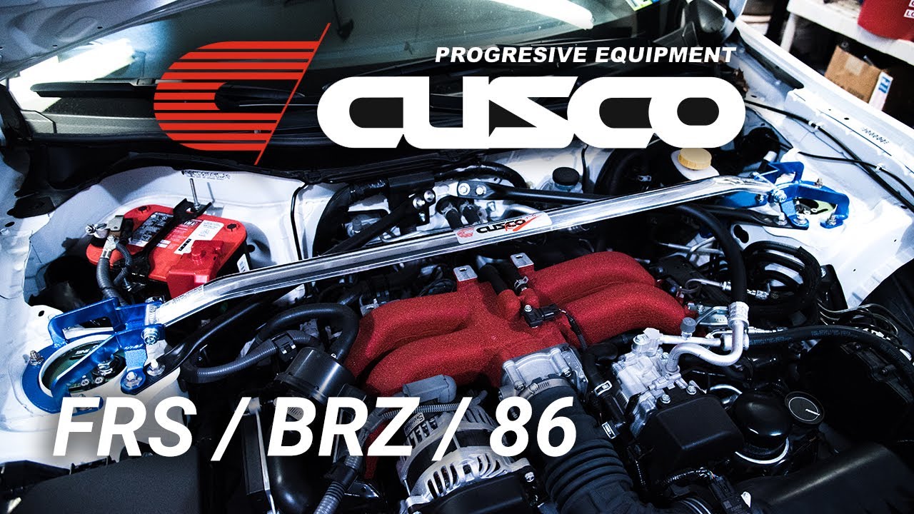 Cusco Strut Tower Bar (+Brake Master Cylinder Brace) Install | FRS / BRZ / 86