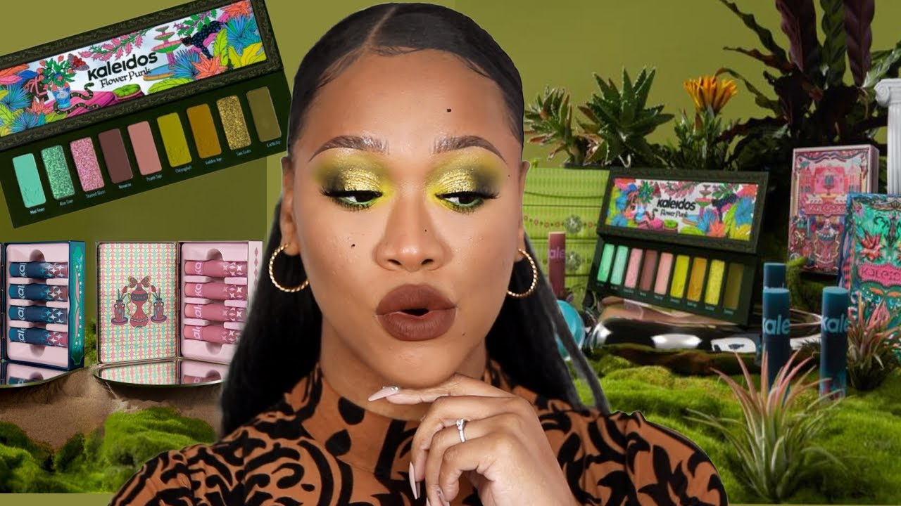 TESTING KALEIDOS FLOWER PUNK COLLECTION (FULL FACE GRWM)