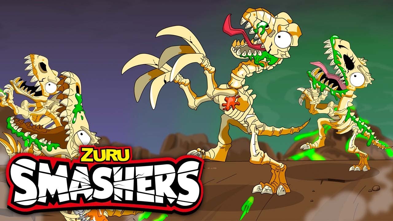 SMASHERS | Brazing Brawl Zombies | Series 4 Episode 7 | Cartoons For Kids | Red Hot Rumble