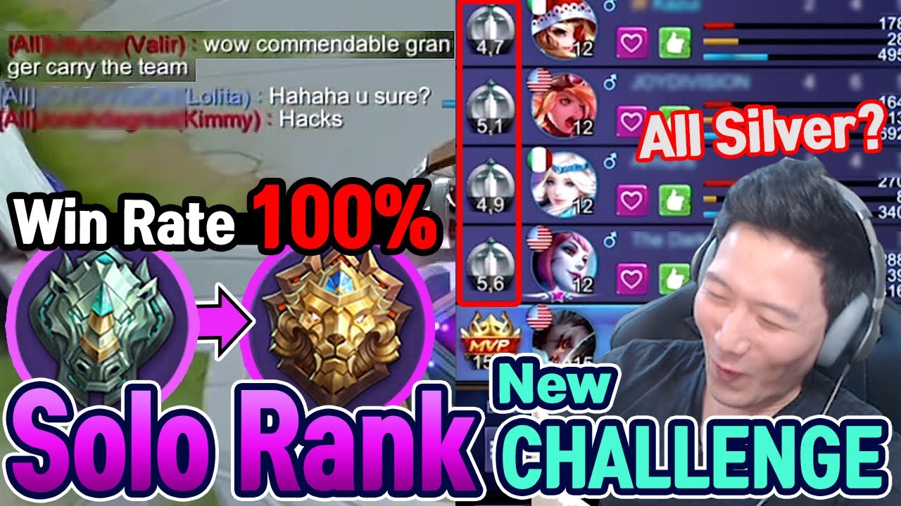 They called me I Hacked LOL Solo Rank Special Hyper Carry  | Mobile legends