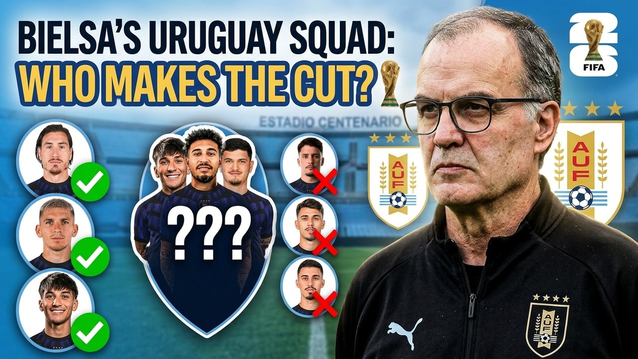 Uruguay's 2026 World Cup Squad - Which Players Will  Marcelo Bielsa Pick?