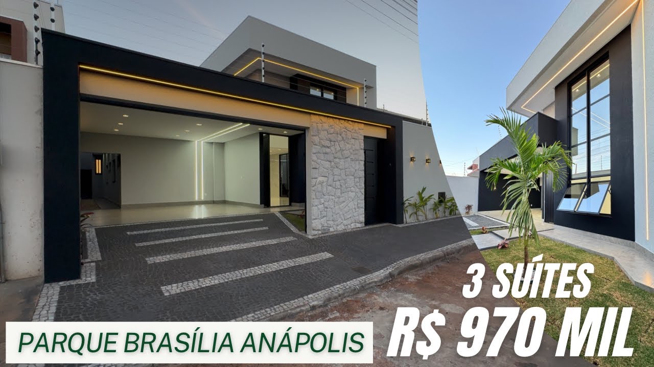 R$ 970 Mil | Casa de Luxo no Parque Brasília com Piscina e Área Gourmet