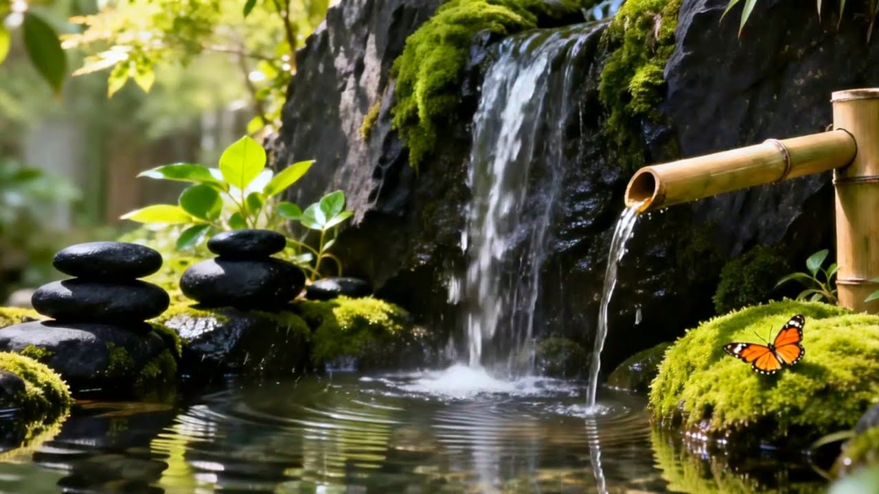 Whisper of Zen | Bamboo Water Spa Music for Inner Peace”