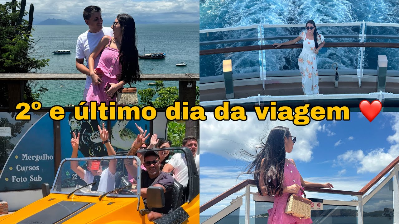 1º VEZ NO RIO | DESCEMOS EM BÚZIOS *2º e último dia da viagem do cruzeiro*