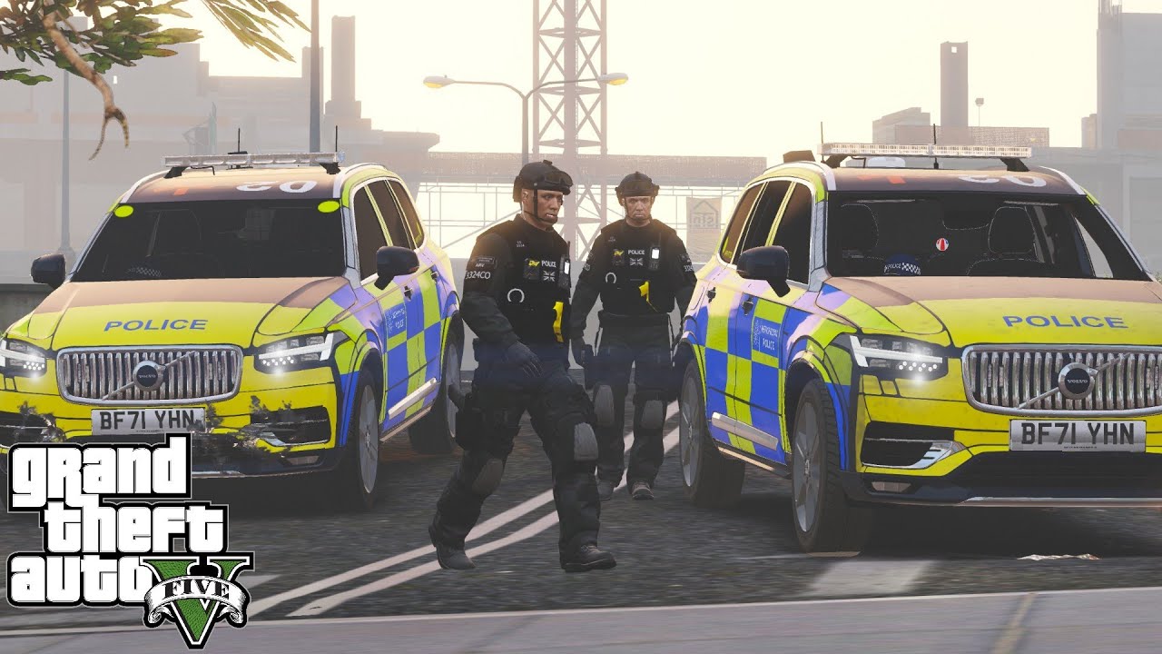 British Armed Police in GTA 5! - SCO19 Patrol - (GTA 5 UK LSPDFR Mod #39) #lspdfr #gta5mods