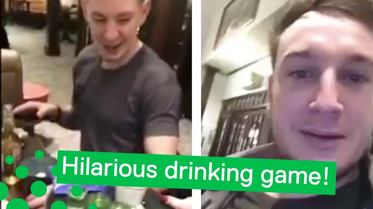 MAN PLAYS HILARIOUS DRINKING GAME AT WETHERSPOONS PUB