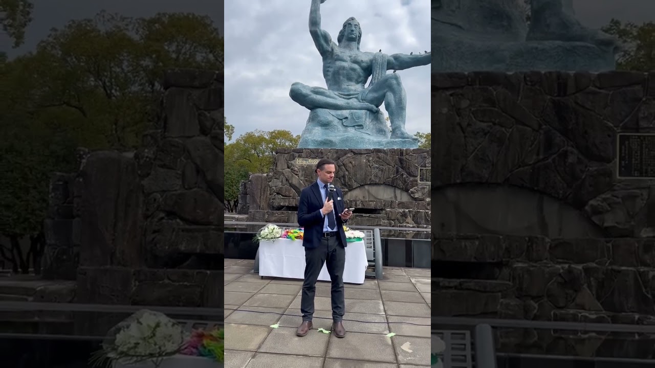 WFTGA President Sebastian Frankenbergers Speech at the Peace Ceremony in Nagasaki