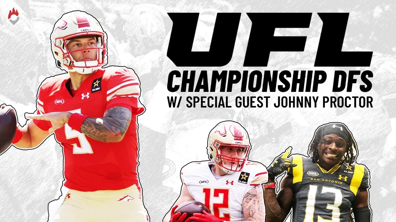 DraftKings UFL Championship DFS and Prop Bet Winning Strategy