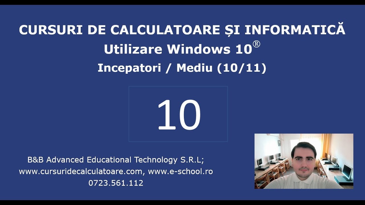 Curs de Windows 10 / Utilizare PC pentru incepatori - 10 / 11 – Wordpad, alte aplicatii utile
