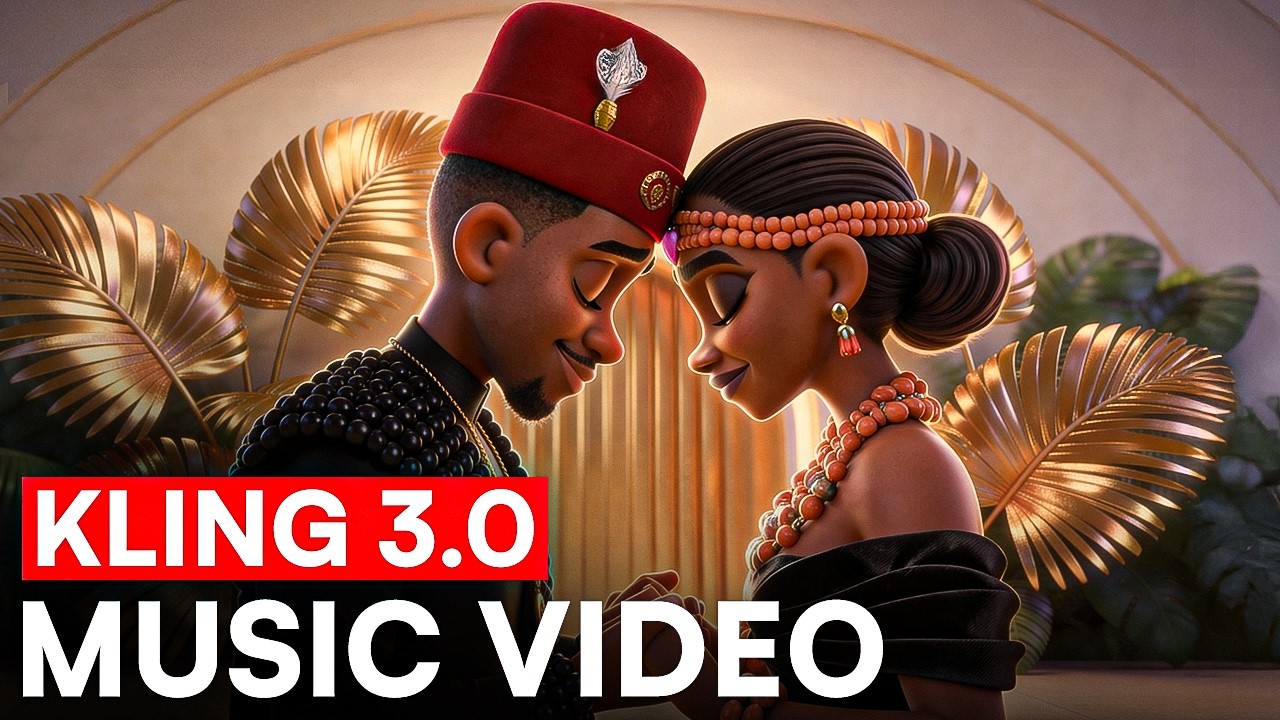 How To Create INSANE AI Animation Music Video With Kling 3.0
