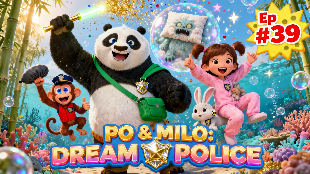 Po & Milo: Dream Police |Ep39| Cartoons for Kids | Nickelodeon Cartoons