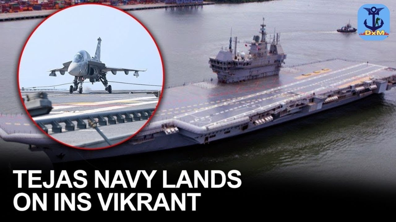 Big milestone for Indian Navy, LCA Navy makes maiden landing on INS Vikrant