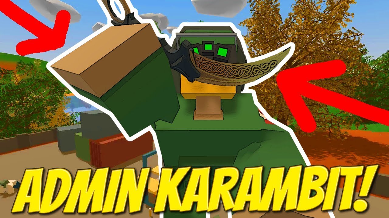 I FOUND AN INSANE ADMIN KARAMBIT IN UNTURNED! - Modded Unturned #50