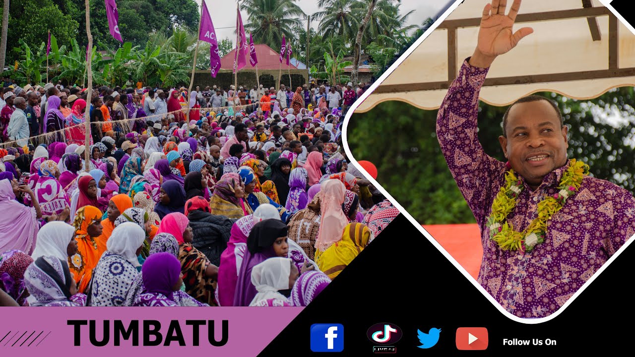 LIVE🔴:  MKUTANO WA ACT WAZALENDO TUMBATU - 18.05.2025