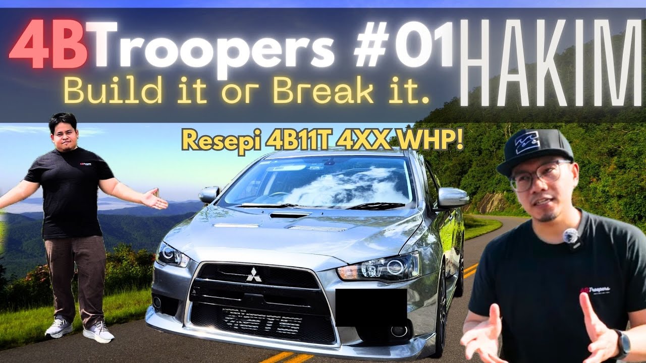 4B Troopers #01: Hakim - Convert Evo X 4B11T SST AWD with 41x WHP