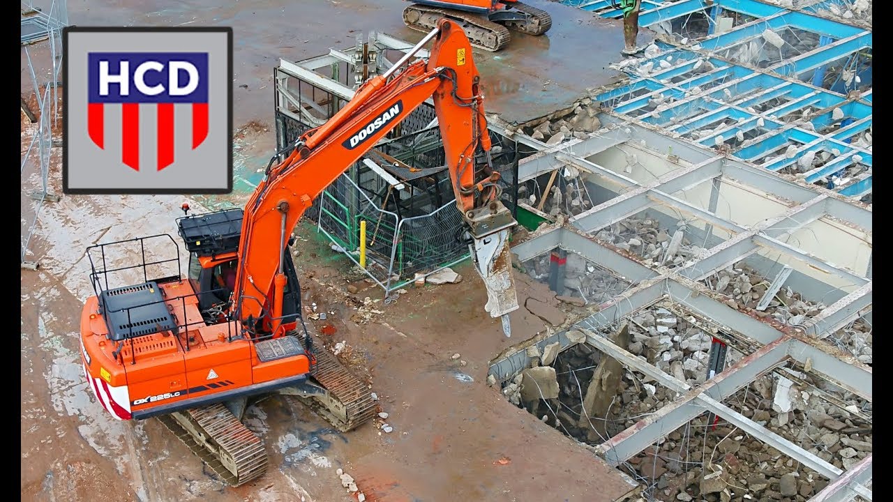 #7 HCD DEMOLITION LTD Crown Works Factory Worcester / Metal Box Week 7 Progression 6K HD