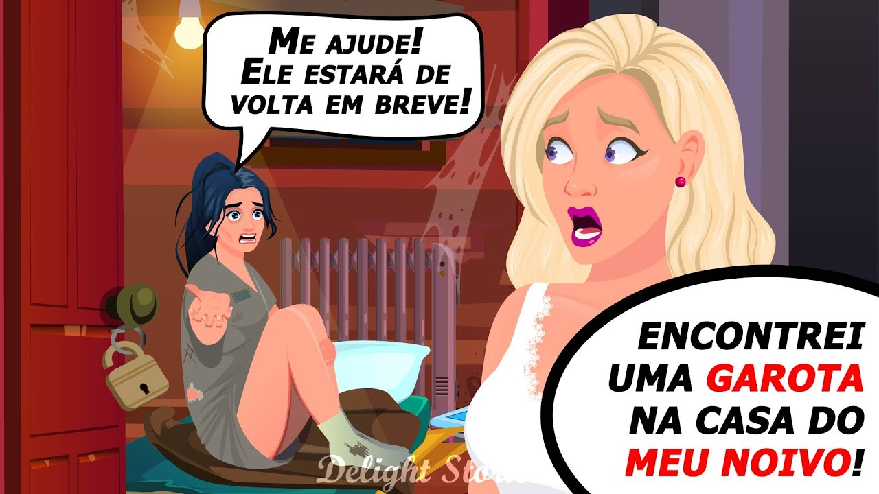 Encontrei uma garota na casa do meu noivo