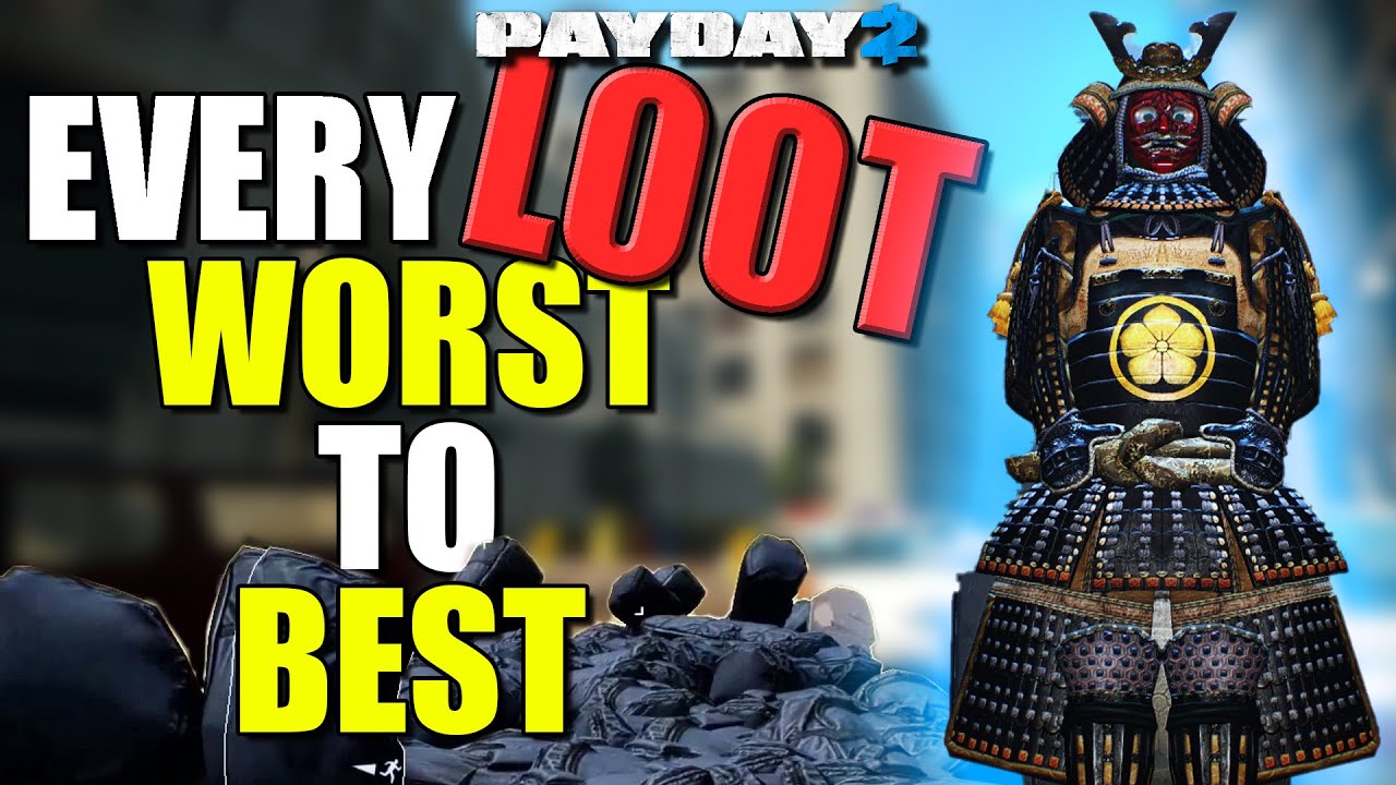 Все ДОБЫЧИ отсортированы от ХУДШЕГО до ЛУЧШЕГО! (Payday 2)