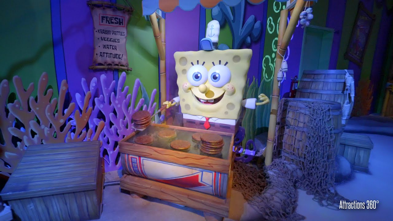 SpongeBob Animatronic! | SpongeBob's Ride Highlights at Circus Circus Las Vegas