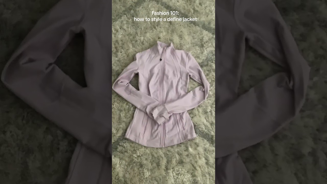 How to style the define jacket #define #Definejacket #lulu #lululemon #aerie