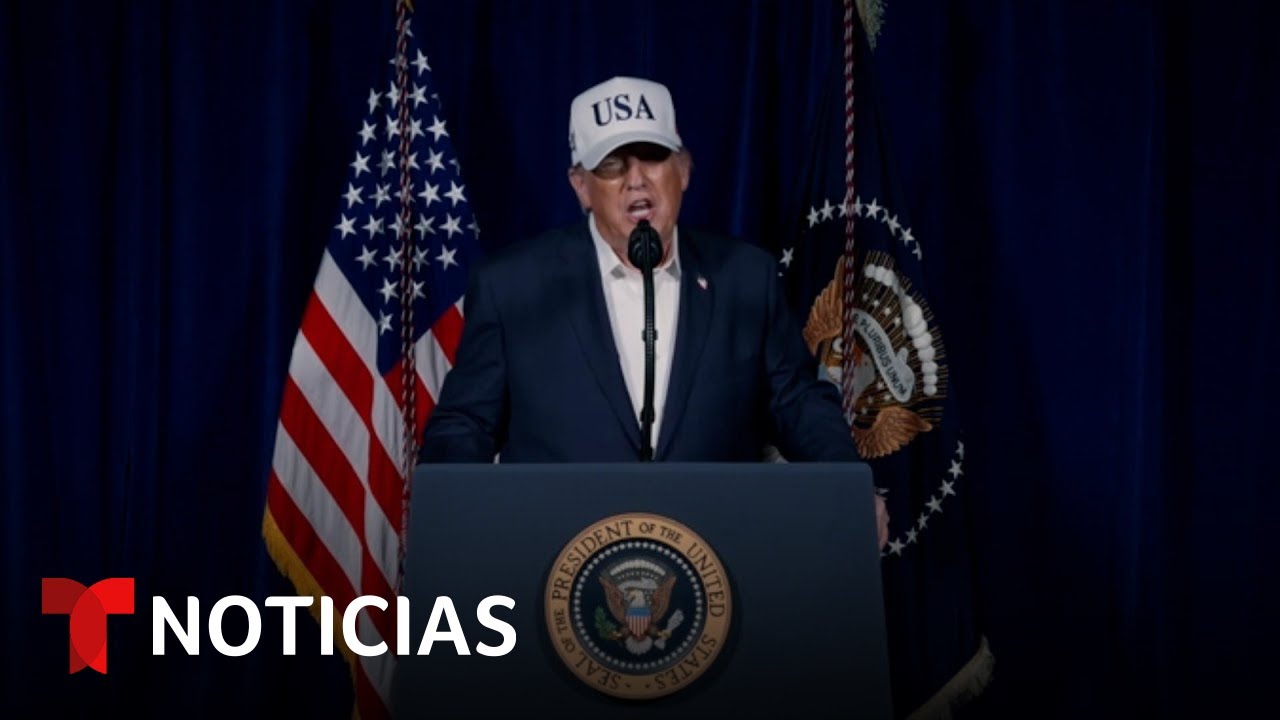 Escuche cómo Trump anunció los ataques para 