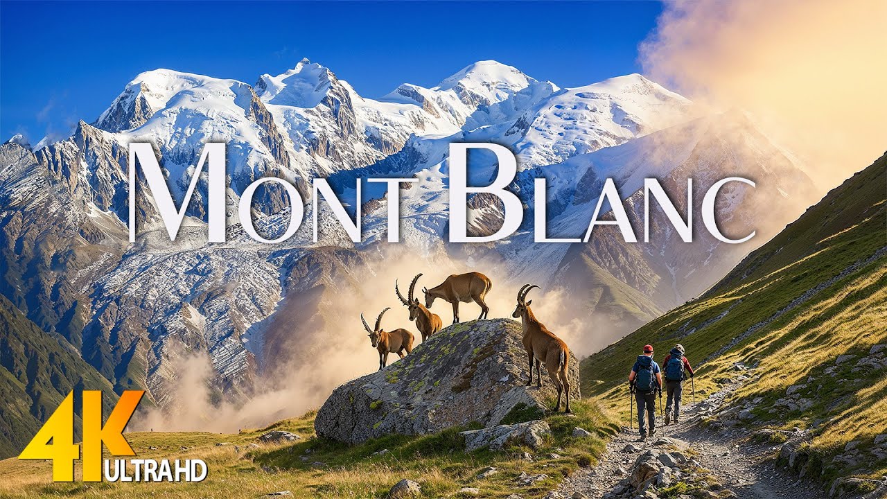 Epic Mont Blanc 4K | Untouched Beauty from the Alps with Uplifting Soundtrack