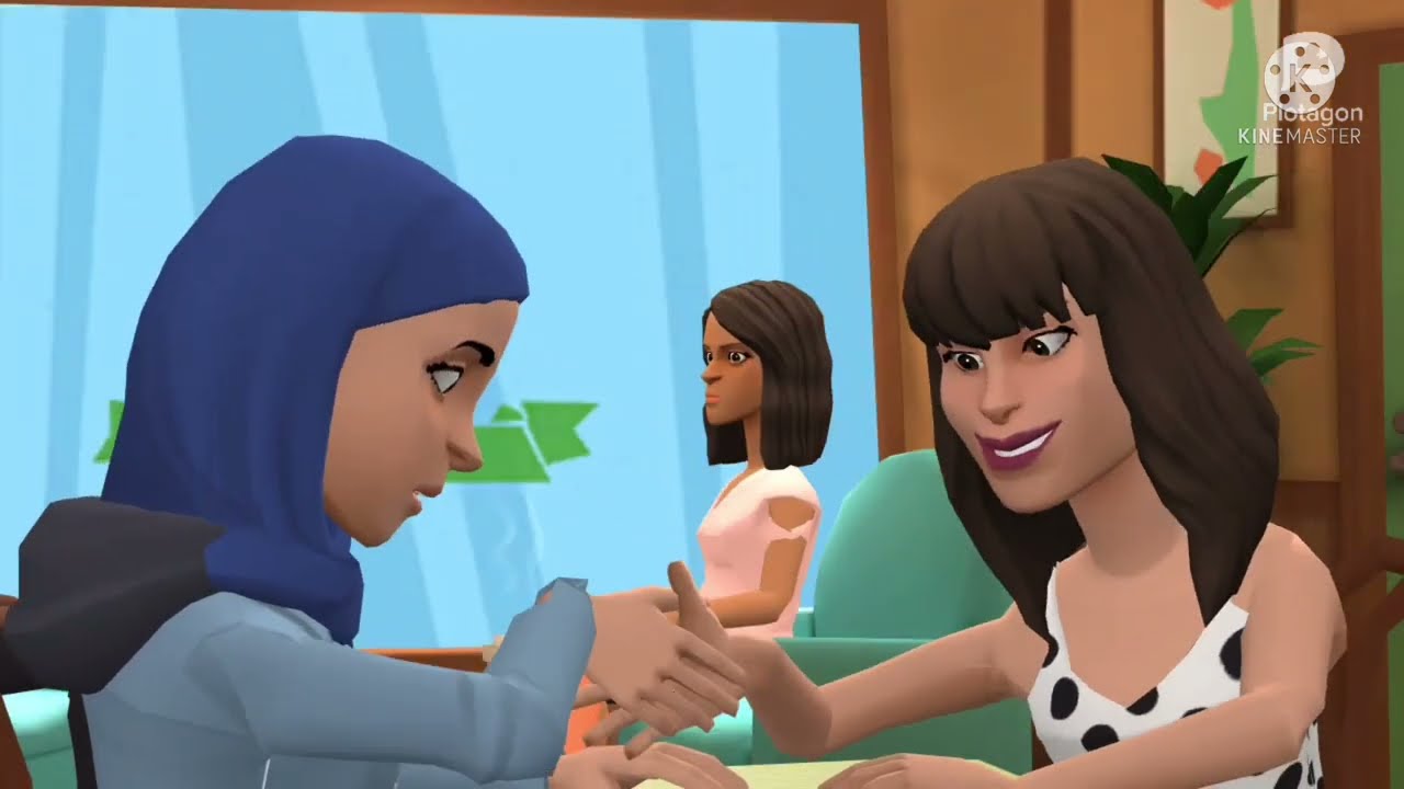 فيلم كرتون Plotagon بالعربي دودو اتحجبت تعالوا نشوف