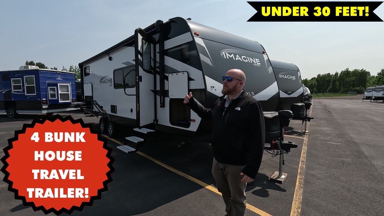 Quad Bunk Travel Trailer Under 30'! 2023 Grand Design Imagine XLS 25BHE!