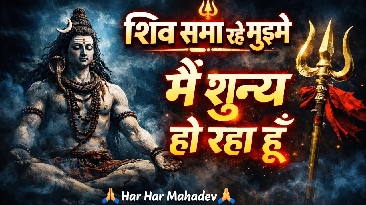 Shiv Sama Rahe Mujhme Mai Shunay Ho Raha Hu🔱 Powerful Mahadev Bhakti | Har Har Mahadev 