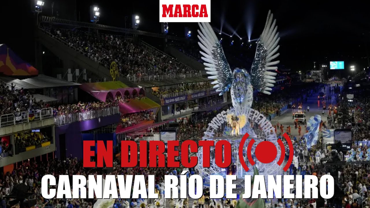 Carnaval en Río de Janeiro I Aficionados abarrotan las gradas del Sambódromo I Directo