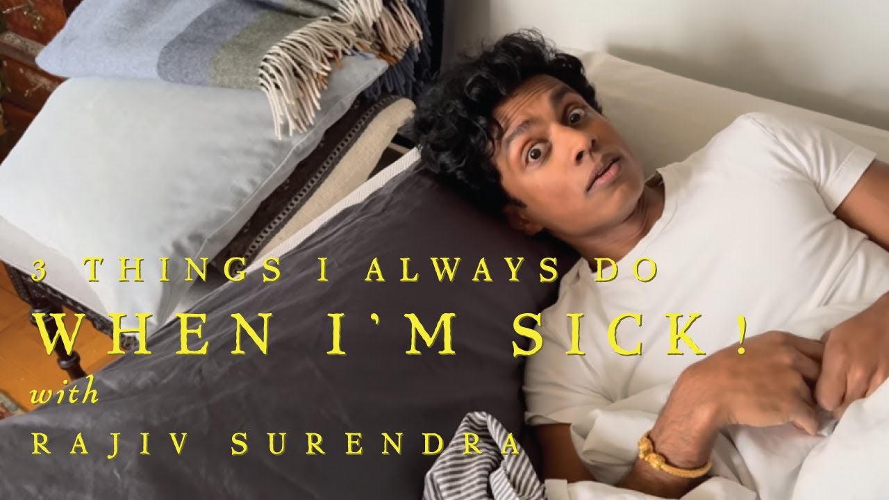 3 THINGS I ALWAYS DO FOR A COLD/FLU - With Rajiv Surendra