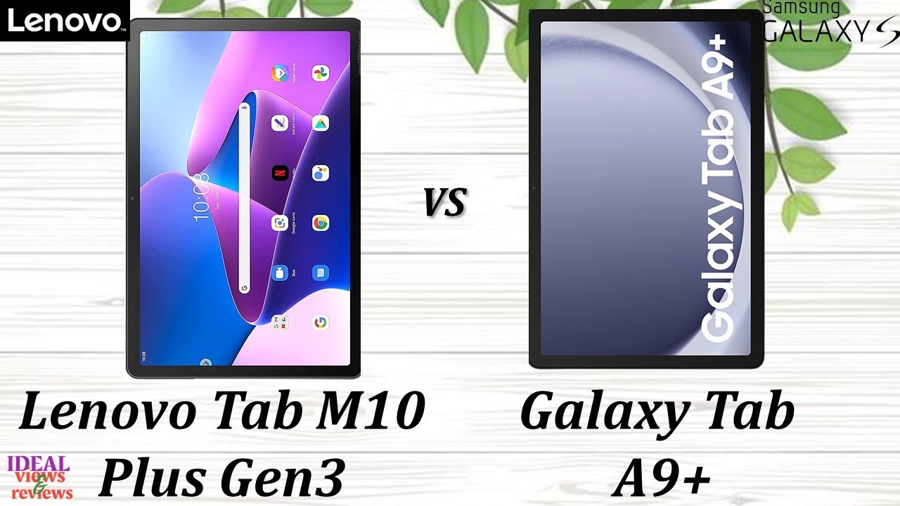Lenovo Tab M10 Plus Gen3 Wifi and 4G vs Samsung Galaxy Tab A9 plus 5G // best tablet under 250